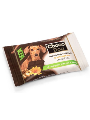 Лакомство CHOCO DOG Шоколад тем с инулин соб 600х800